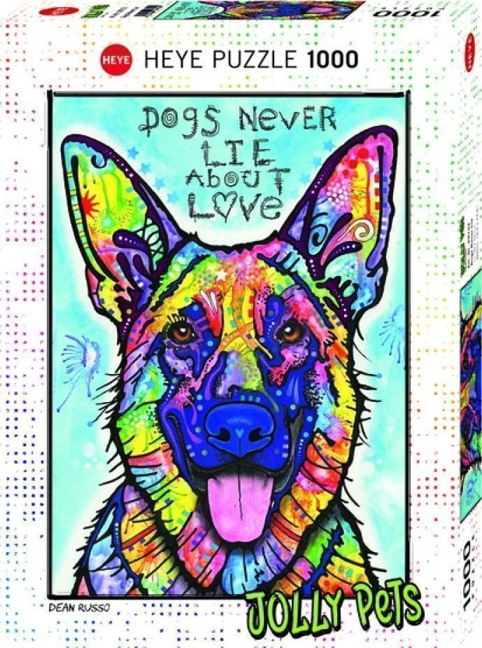 1000P DOGS NEVER LIE ABOUT LOVE - JOLLY PETS (RUSSO) 3 1000P DOGS NEVER LIE ABOUT LOVE - JOLLY PETS (RUSSO)